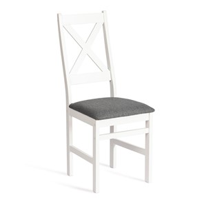 Обеденный стул CROSSMAN / white, ткань тёмно-серая (150) разобранный id 20024 в Кирове